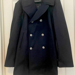Authentic Military Navy Pea Coat-Never worn